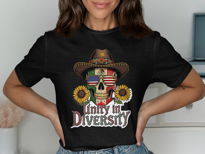 Unity in Diversity Graphic Skull T-Shirt product type