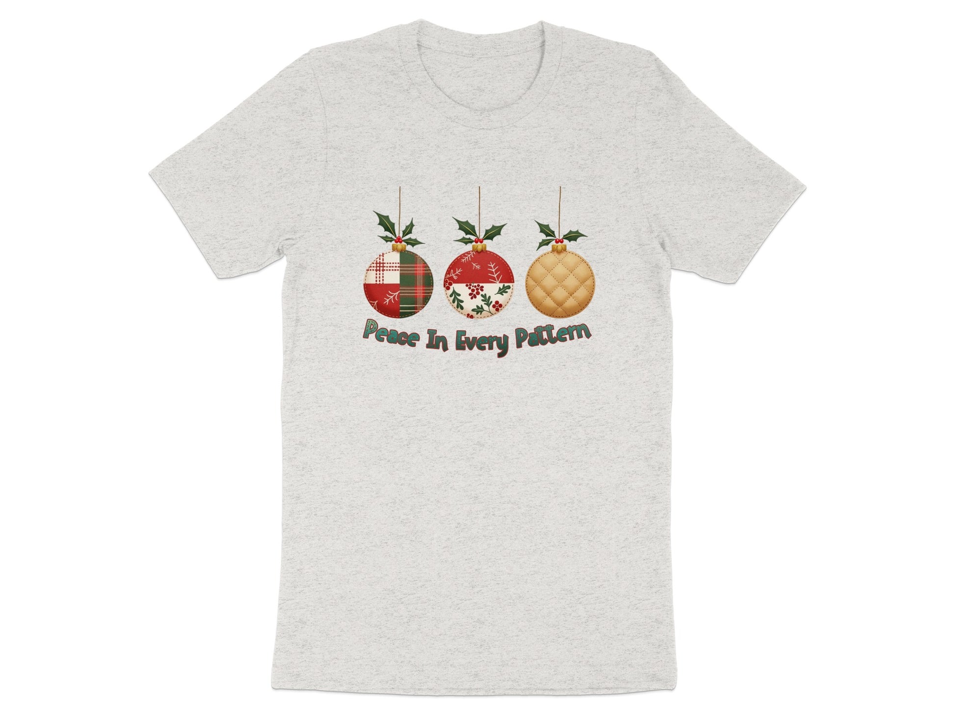 Peace In Every Pattern Christmas Themed Shirt