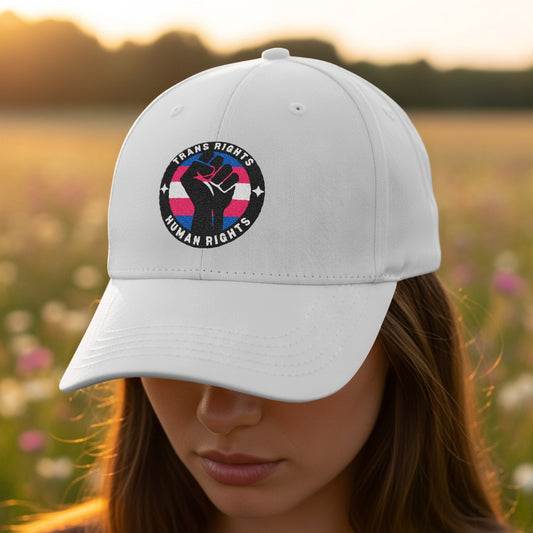 Trans Rights Human Rights Logo Hat product