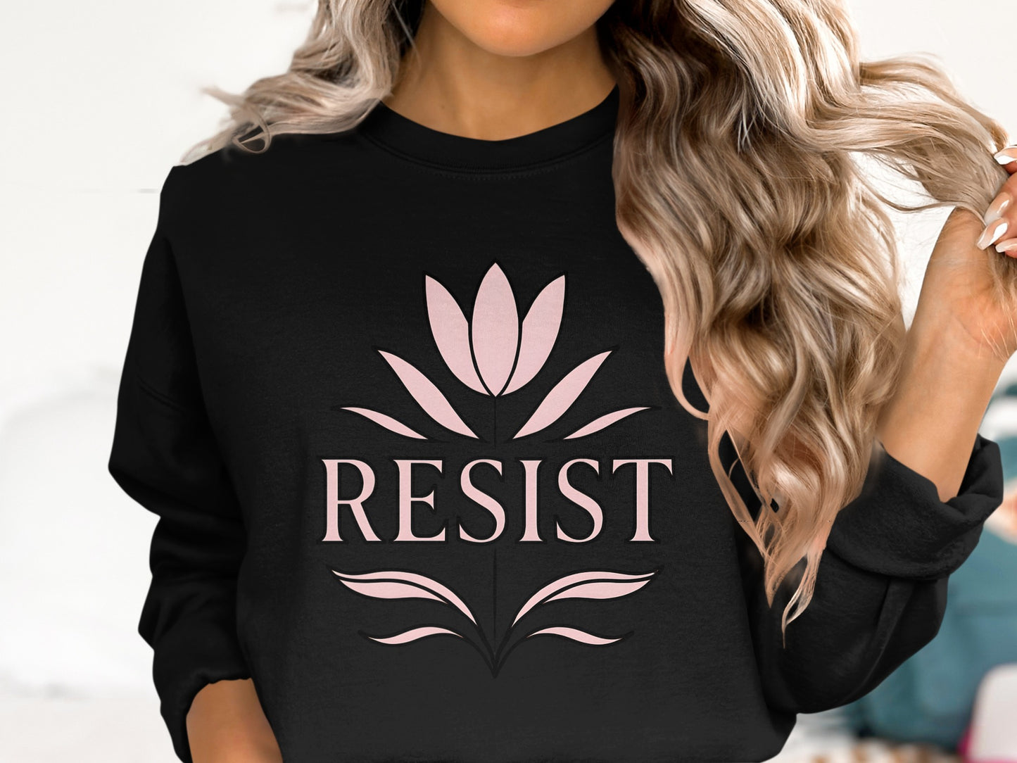 Resist Floral Graphic Sweatshirt Casual product type
