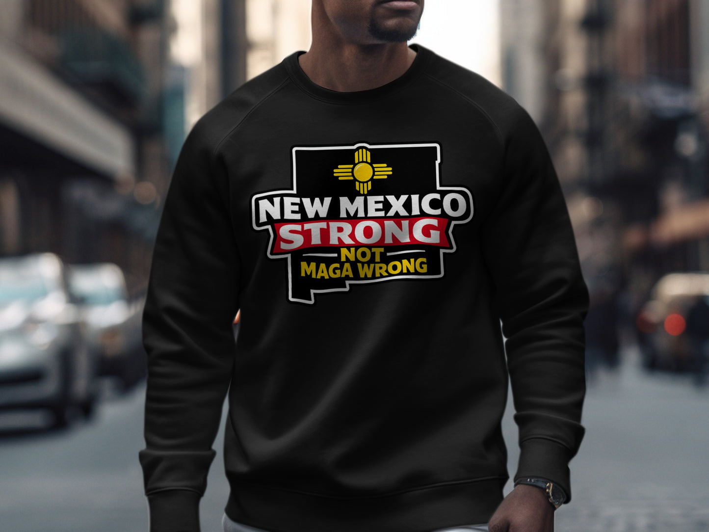 New Mexico Strong Not MAGA Wrong Sweatshirt