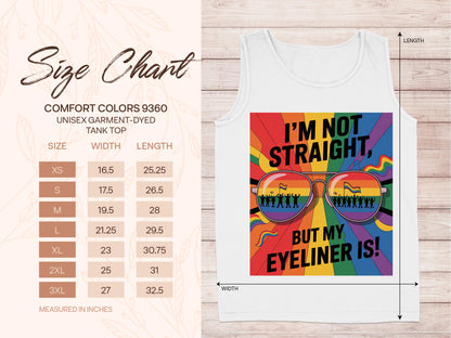 I'm Not Straight But My Eyeliner Is Tank Top Product
