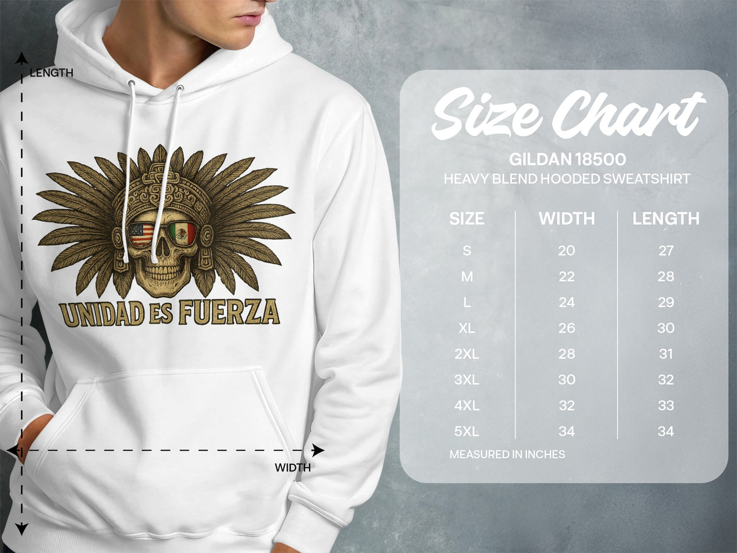 Unidad Es Fuerza Graphic Hooded Sweatshirt Product