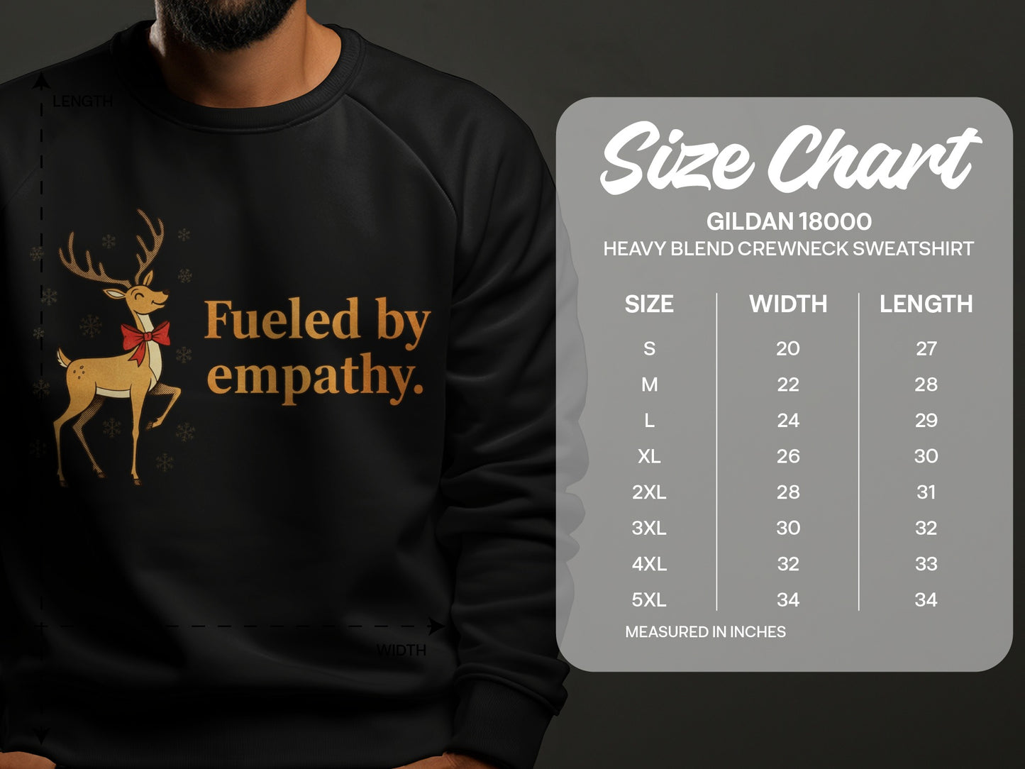 Fueled by Empathy Graphic Sweatshirt