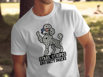 Stars Stripes and Salty Snacks Graphic Tee product