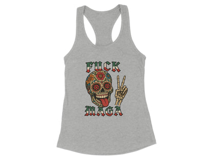 Fuck Maga Skull Graphic Tank Top Product
