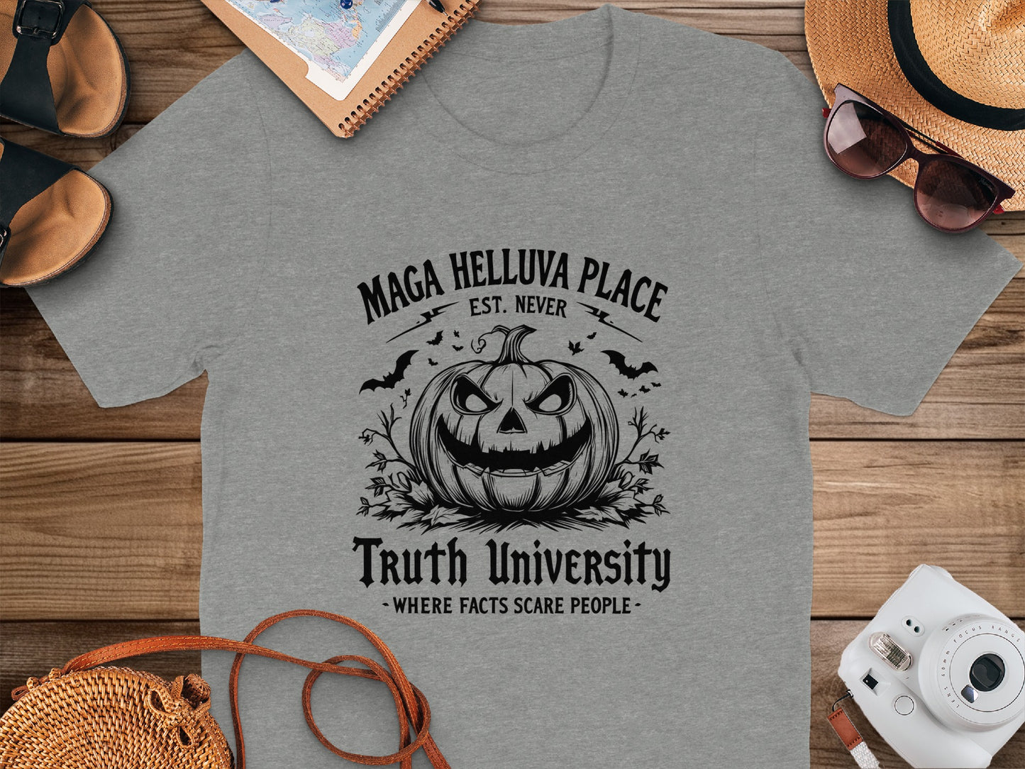 Maga Helluva Place Truth University Tee product