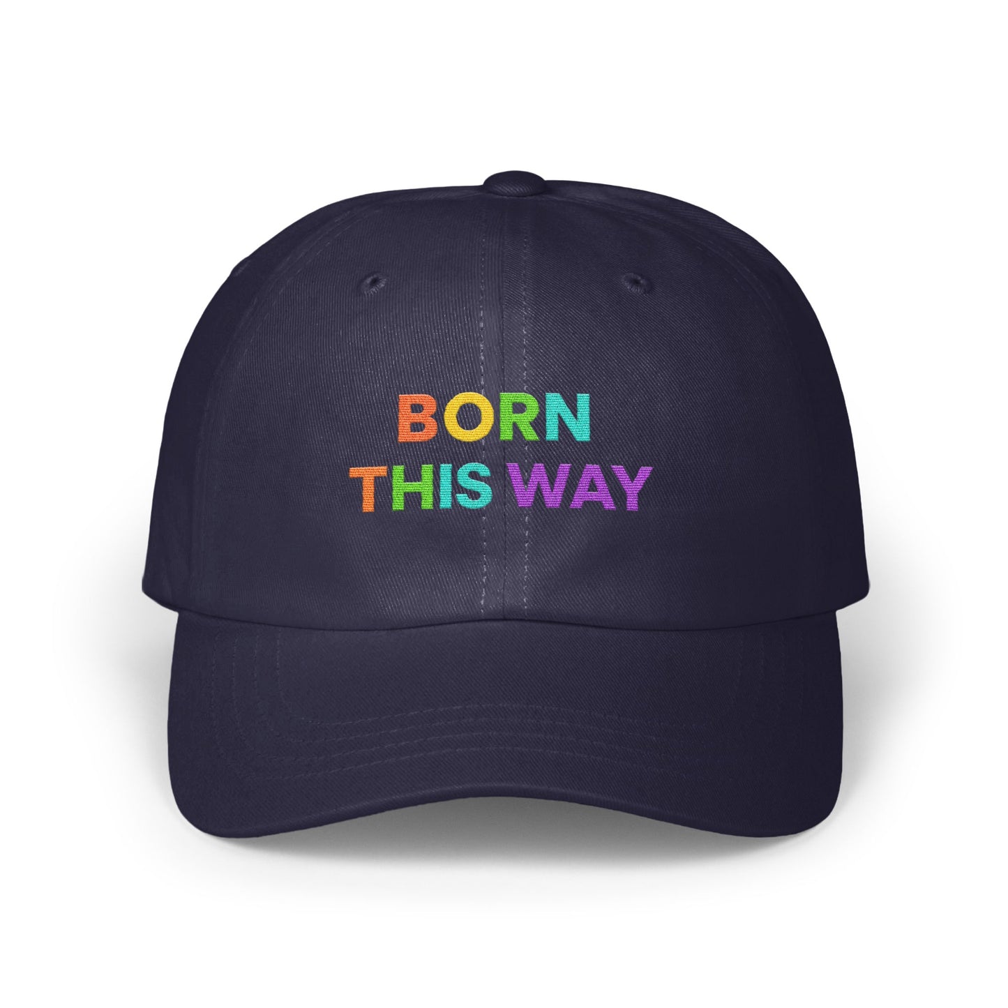 Born This Way Colorful Embroidered Hat product type