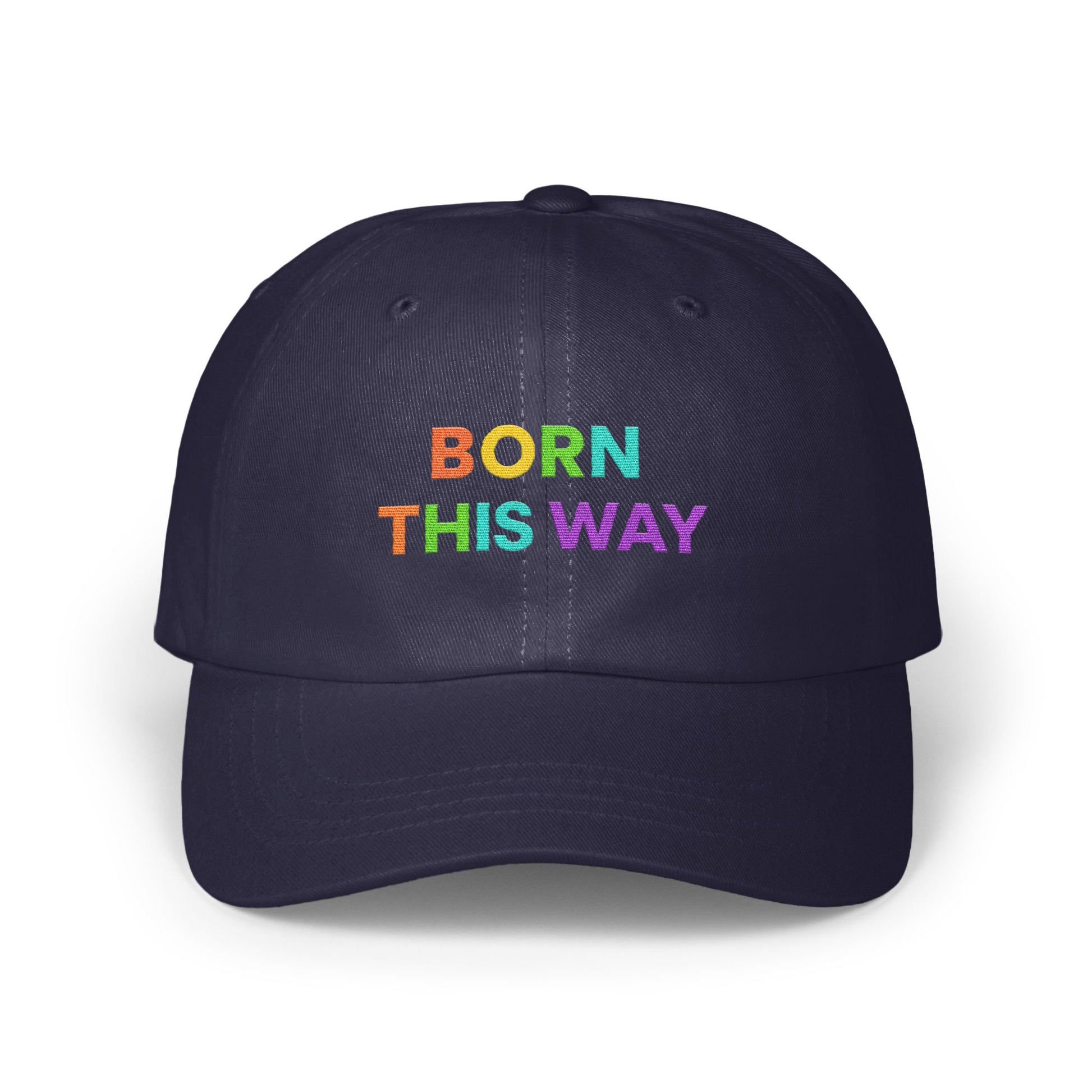 Born This Way Colorful Embroidered Hat product type