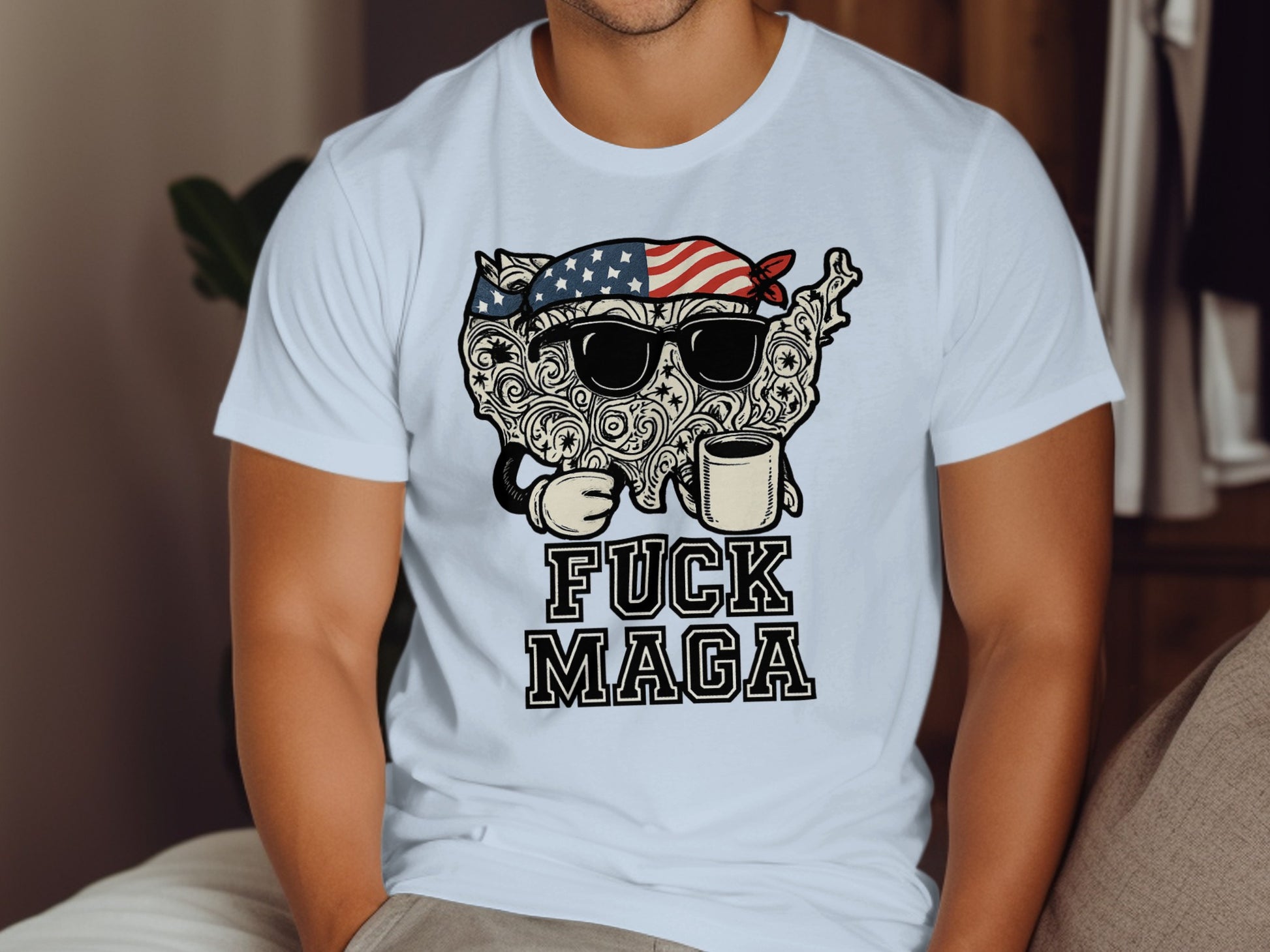 Bold Political Statement Graphic T-Shirt product