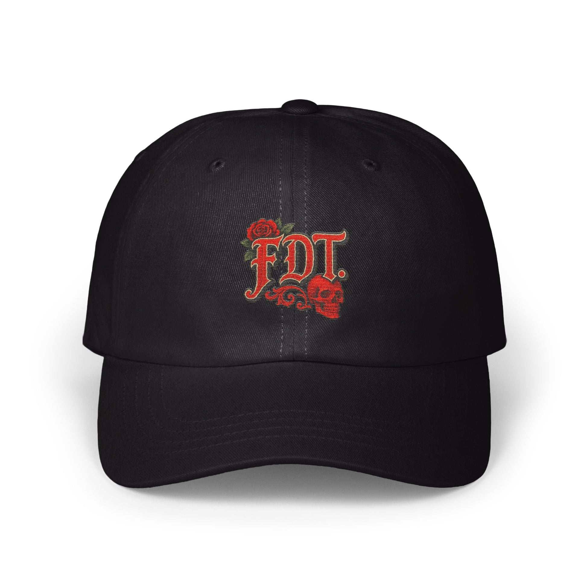 FDT Skull and Rose Design Black Hat product