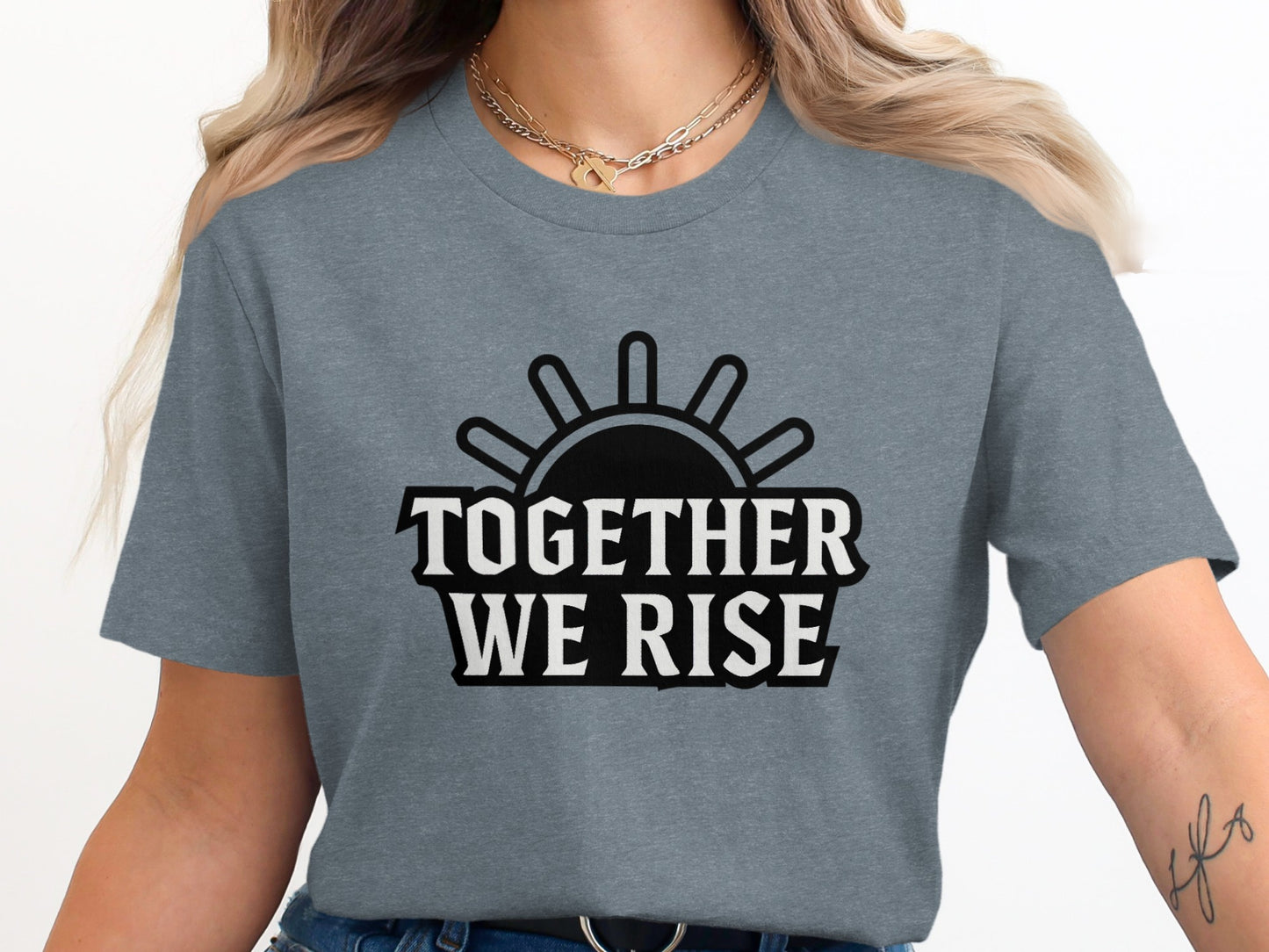 Together We Rise Graphic T-Shirt Casual product