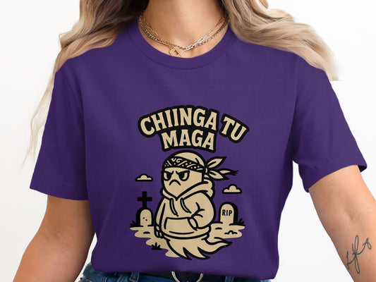 Chiinga Tu Maga Ghost Graphic Fashion T-Shirt product type