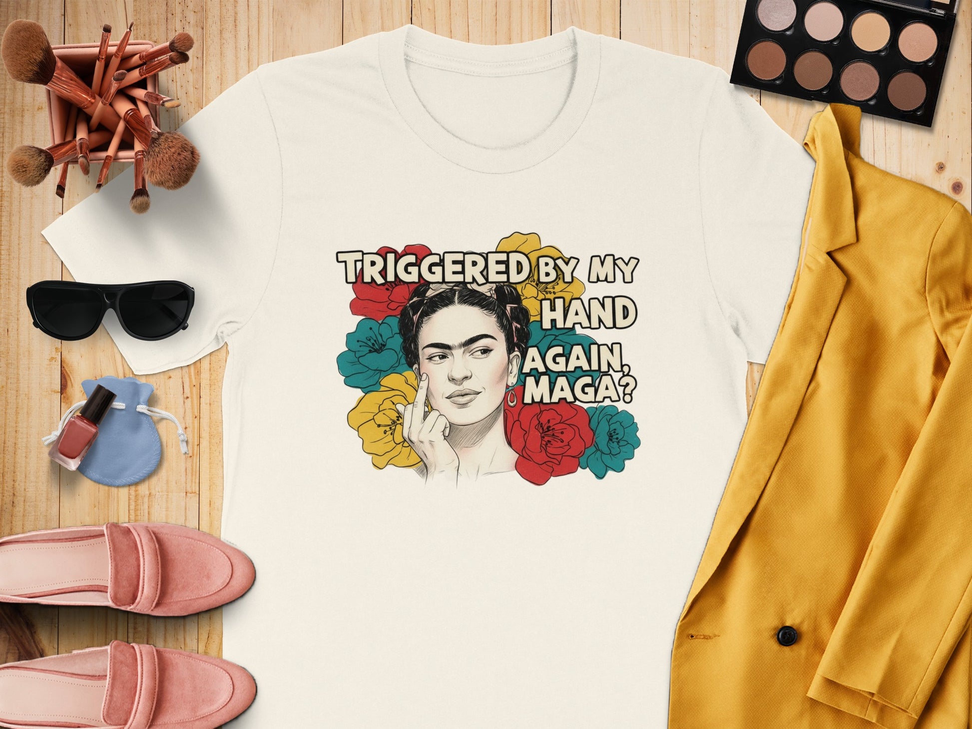 Triggered by My Hand Again MAGA Graphic T-Shirt