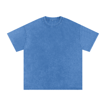 La migra me la pela Snow Washed Oversized Cotton T-Shirt