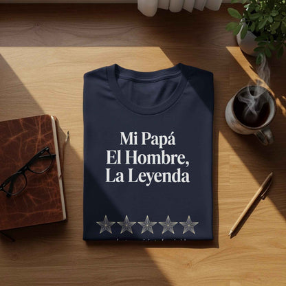 Funny Dad Shirt: Mi Papá La Leyenda T-Shirt Mi Papá, La Leyenda T-Shirt