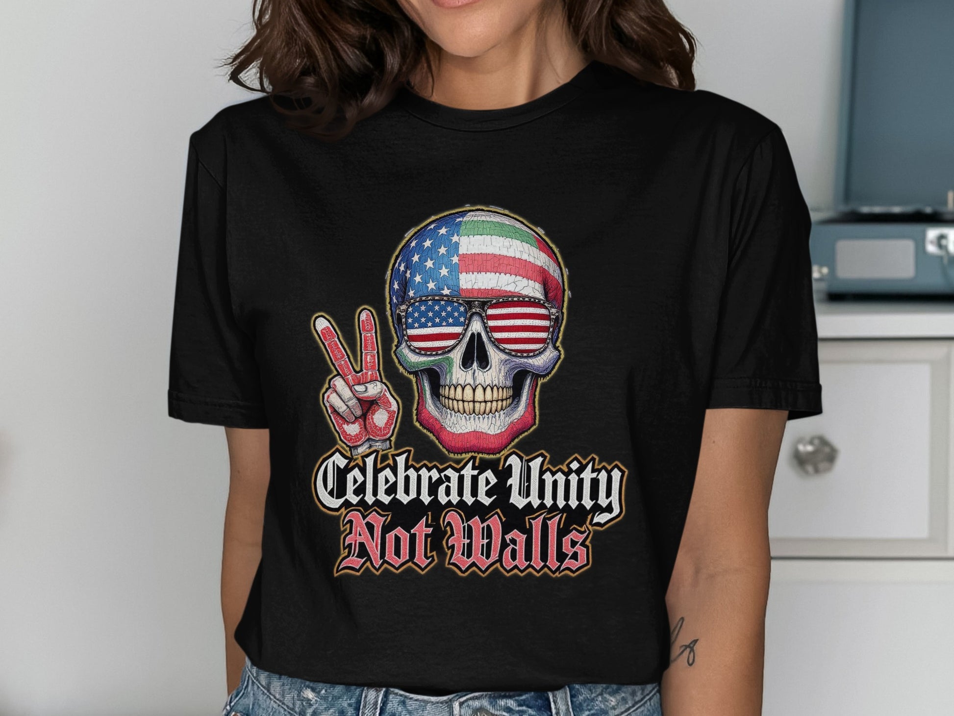 Celebrate Unity Not Walls Graphic T-shirt product