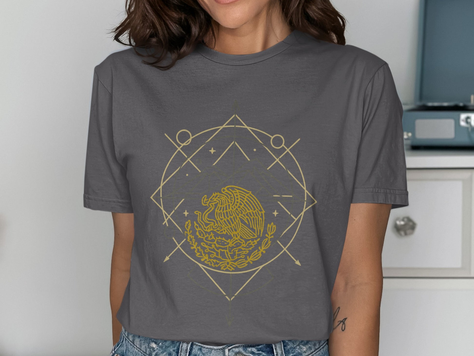 Mexican Inspired Geometric Design T-shirt product