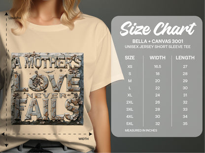 A MOTHER'S LOVE NEVER FAILS Short Sleeve Tee product type