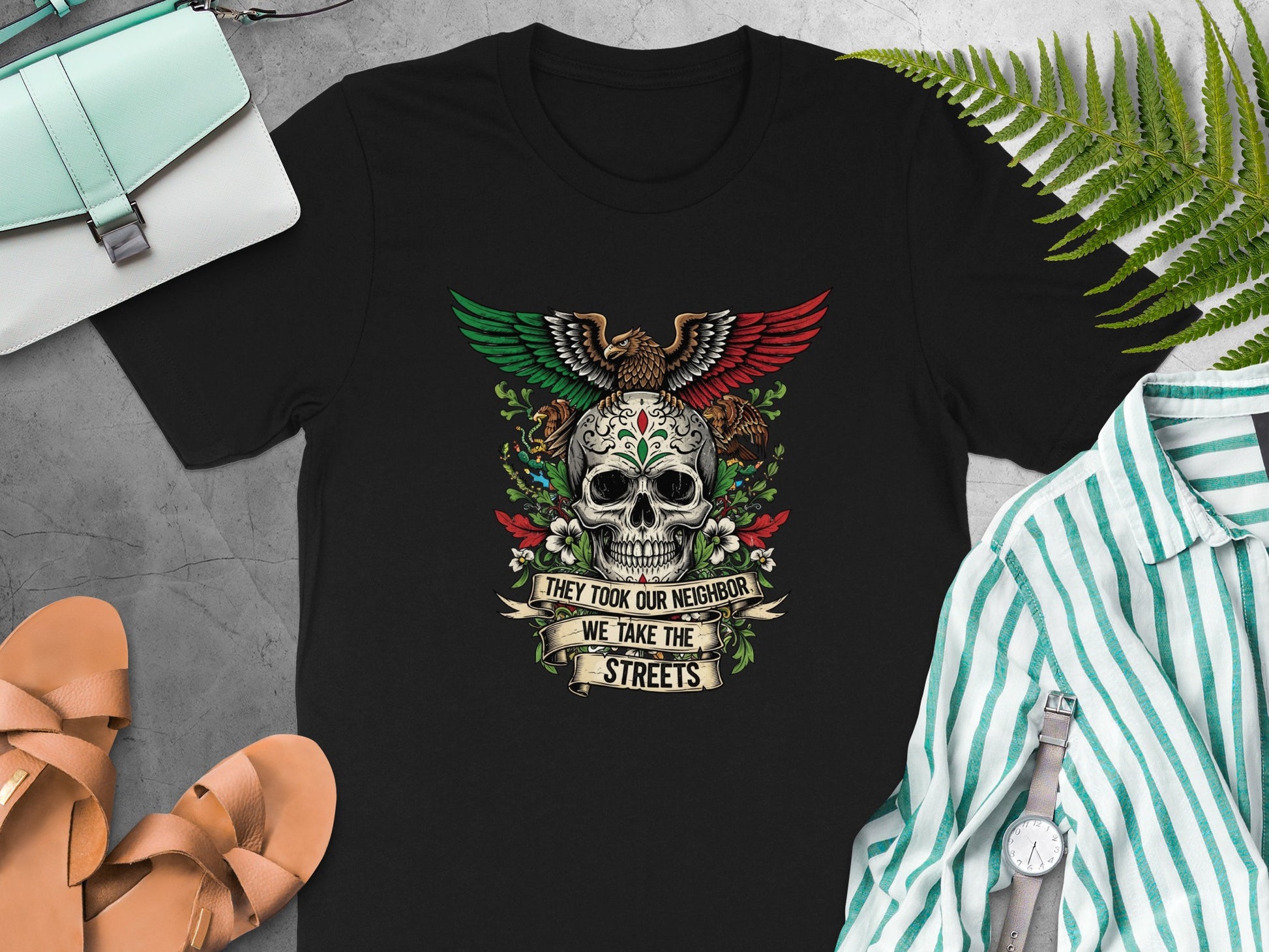 They Took Our Neighbor We Take The Streets T-shirt product