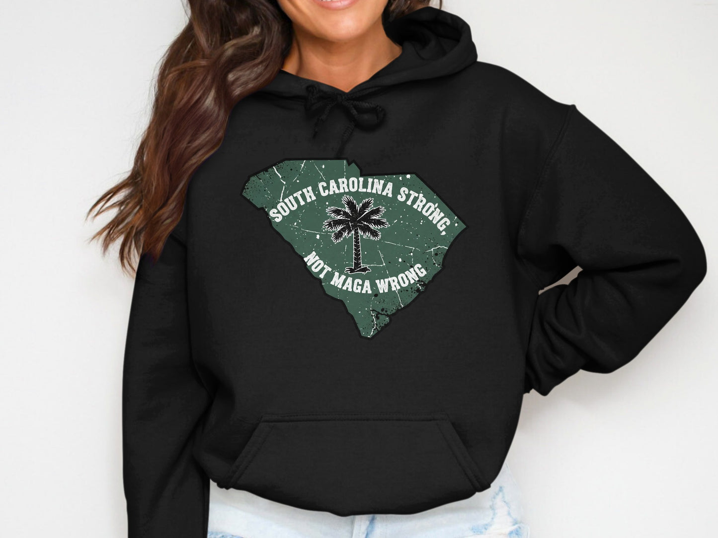 South Carolina Strong Not Maga Wrong Hoodie product