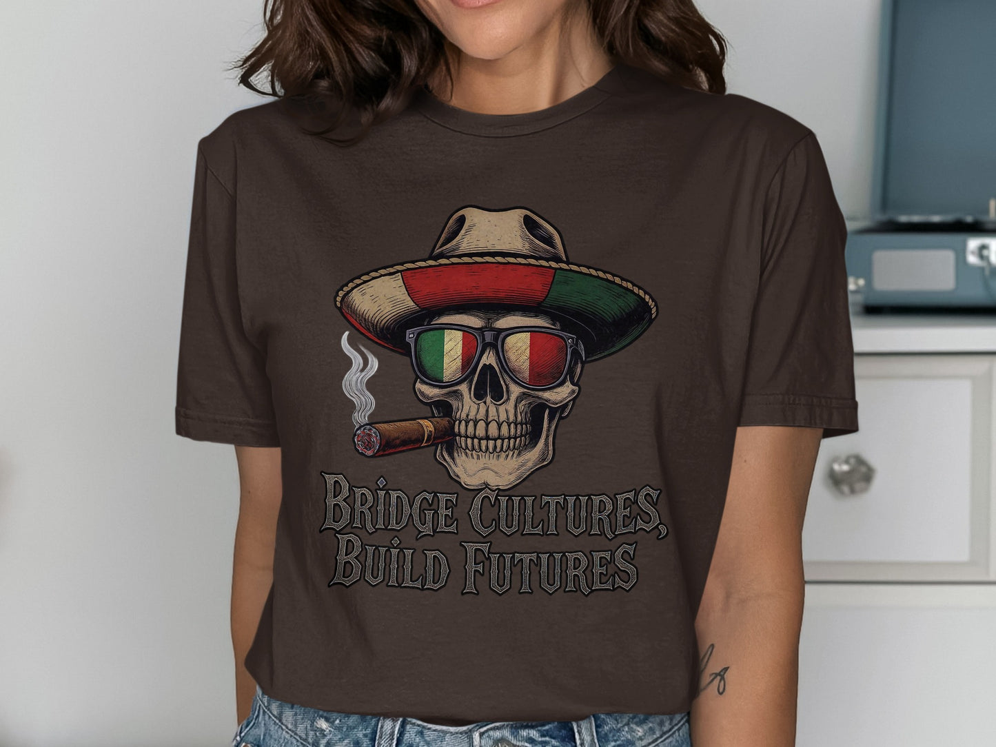 Bridge Cultures Build Futures Graphic T-Shirt product type