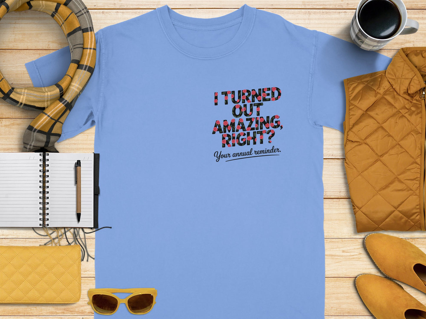 I Turned Out Amazing Right Printed T-Shirt product