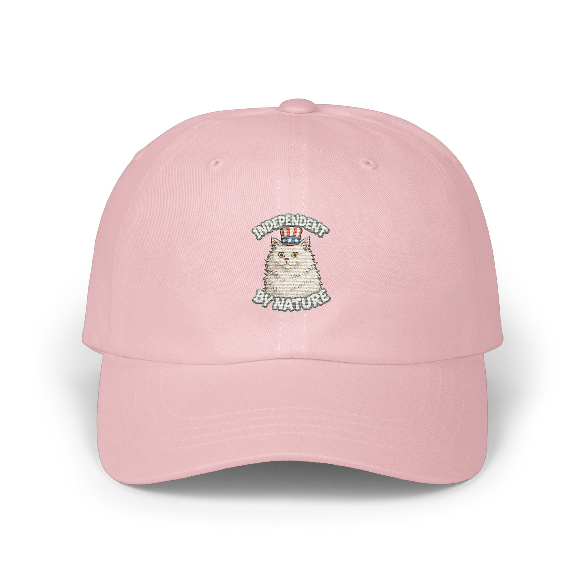 Independent by Nature Embroidered Pink Hat Product