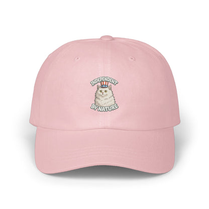Independent by Nature Embroidered Pink Hat Product