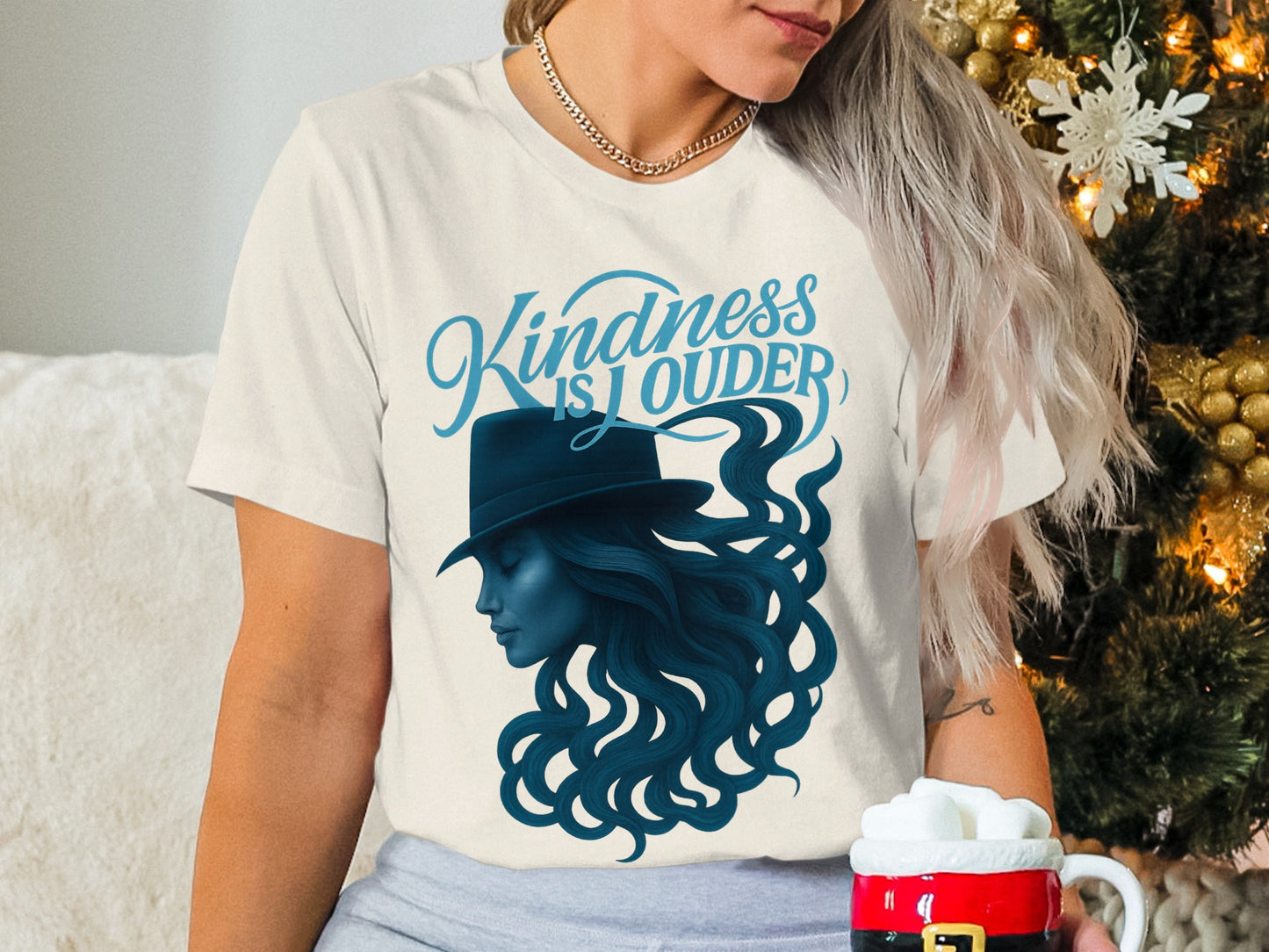 Kindness Is Louder Graphic Tee for a Positive Vibe
