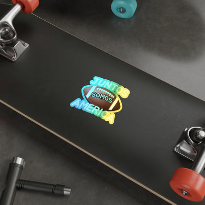Juntos Somos America Football Sticker for Skateboard