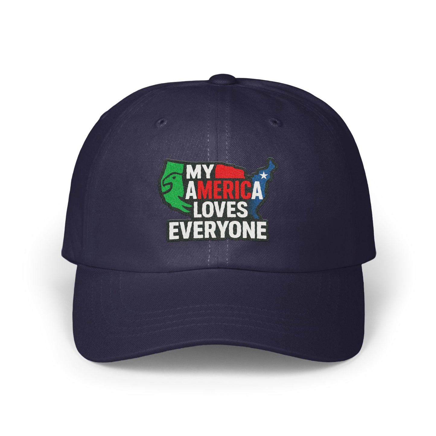 My America Loves Everyone Graphic Baseball Cap product