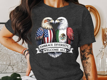 Embrace Diversity Welcome All Patriotic Eagles Product