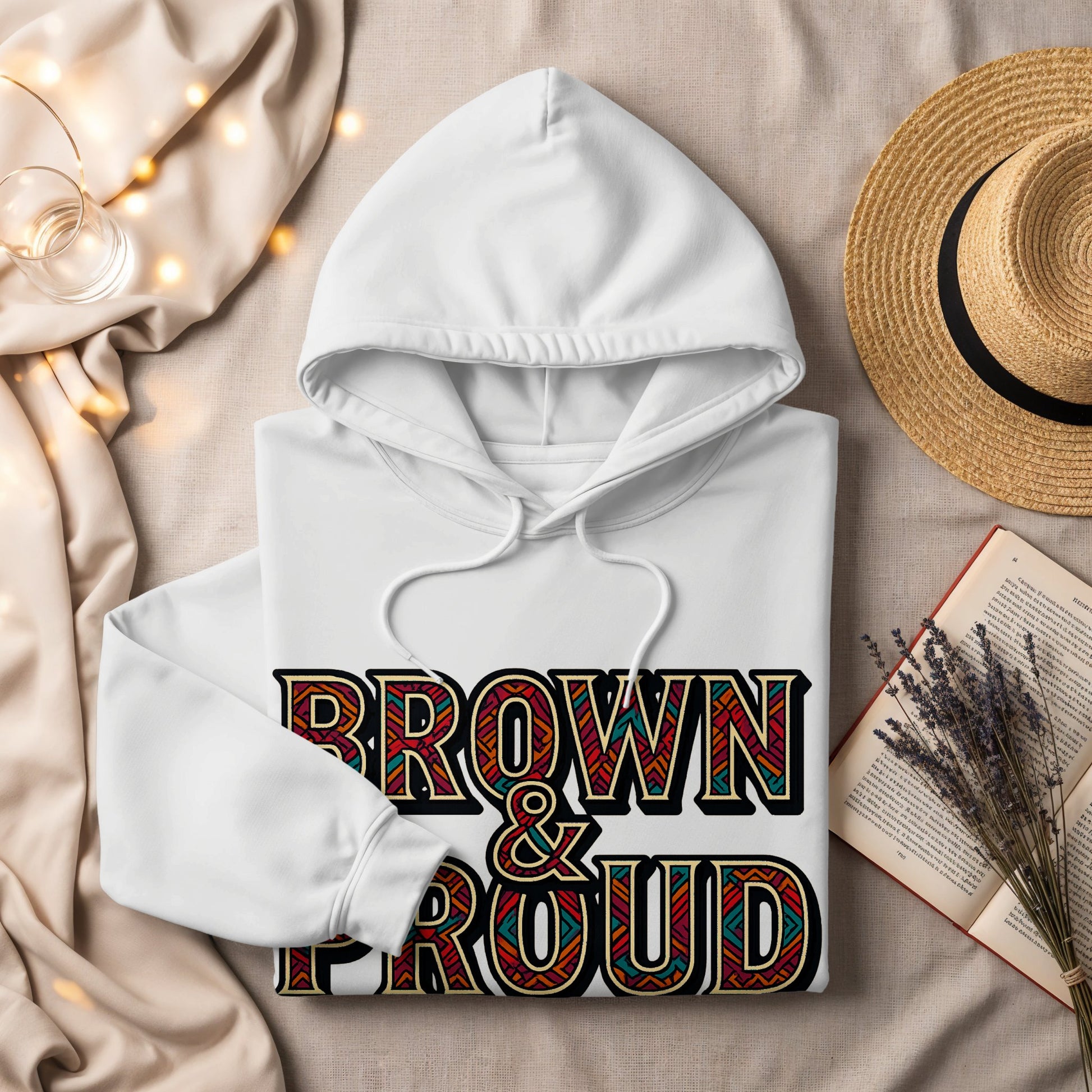 Brown and Proud Vibrant Hoodie product type