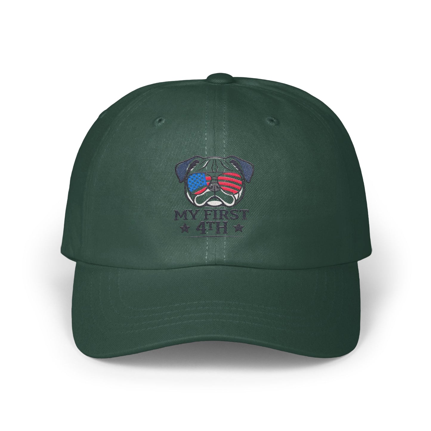 My First 4th Bulldog Embroidered Hat product