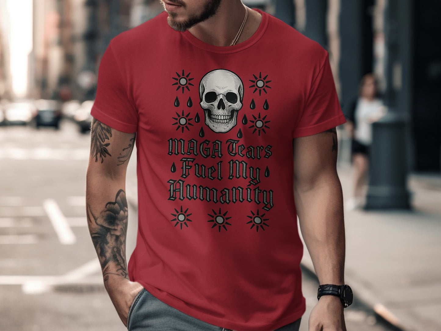 MAGA Tears Fuel My Humanity Graphic Tee
