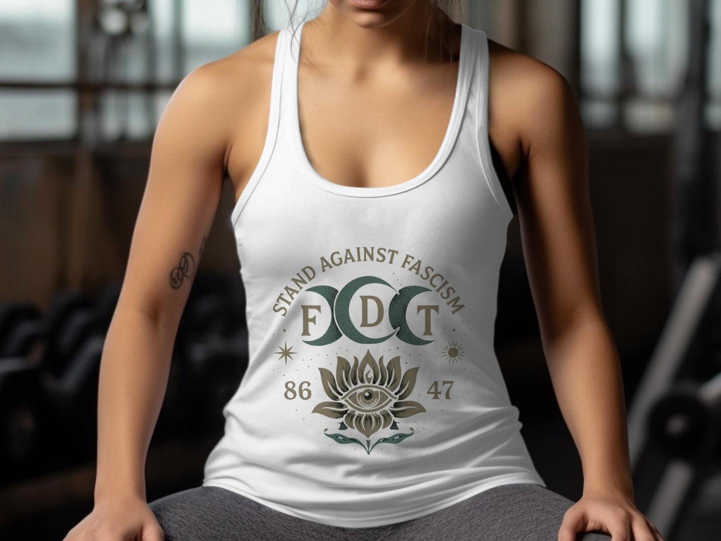 Stand Against Fascism FDCT 86 47 Tank Top