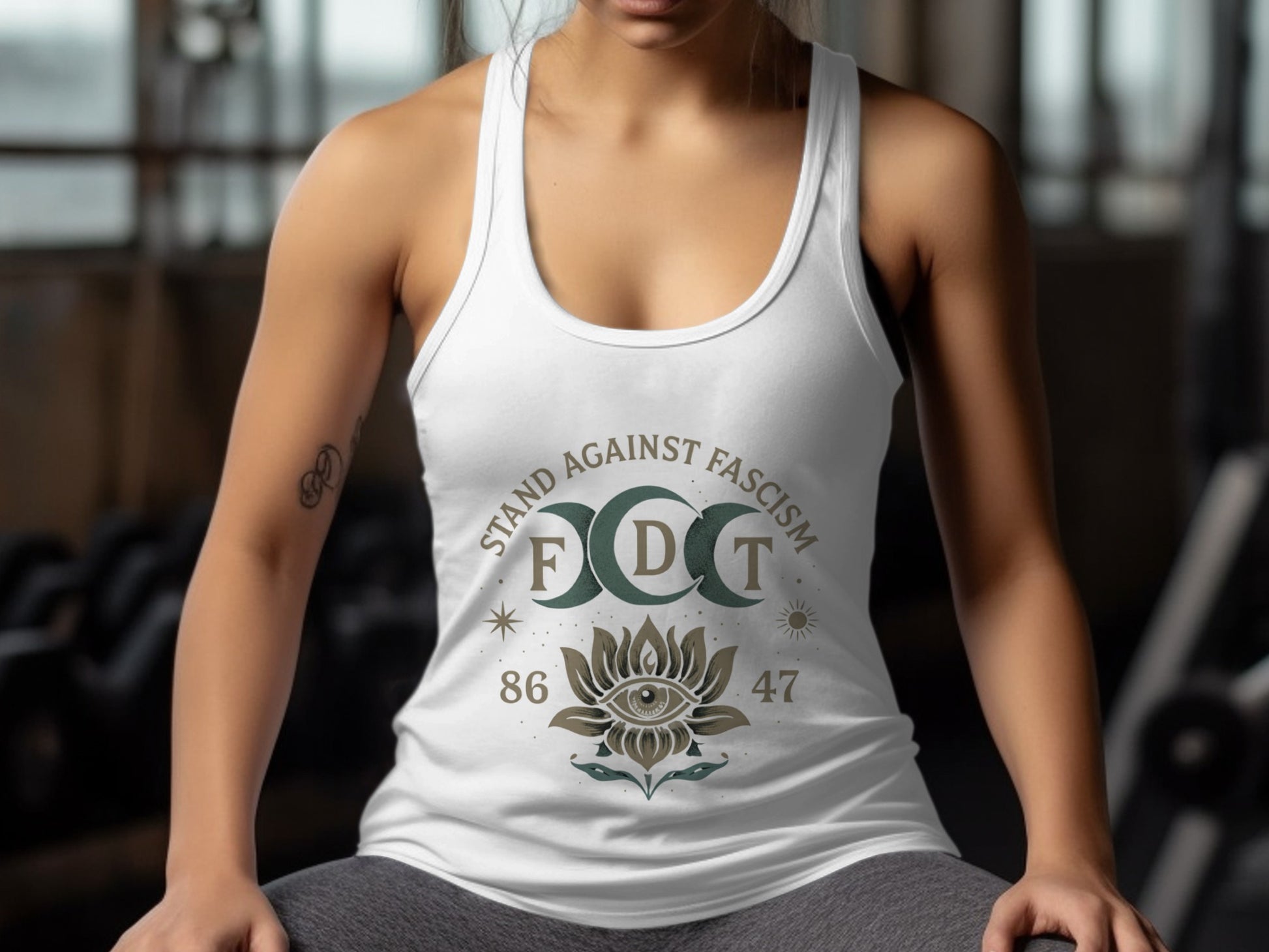 Stand Against Fascism FDCT 86 47 Tank Top