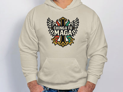 Chinga Tu Maga Graphic Hoodie Casual Wear Product