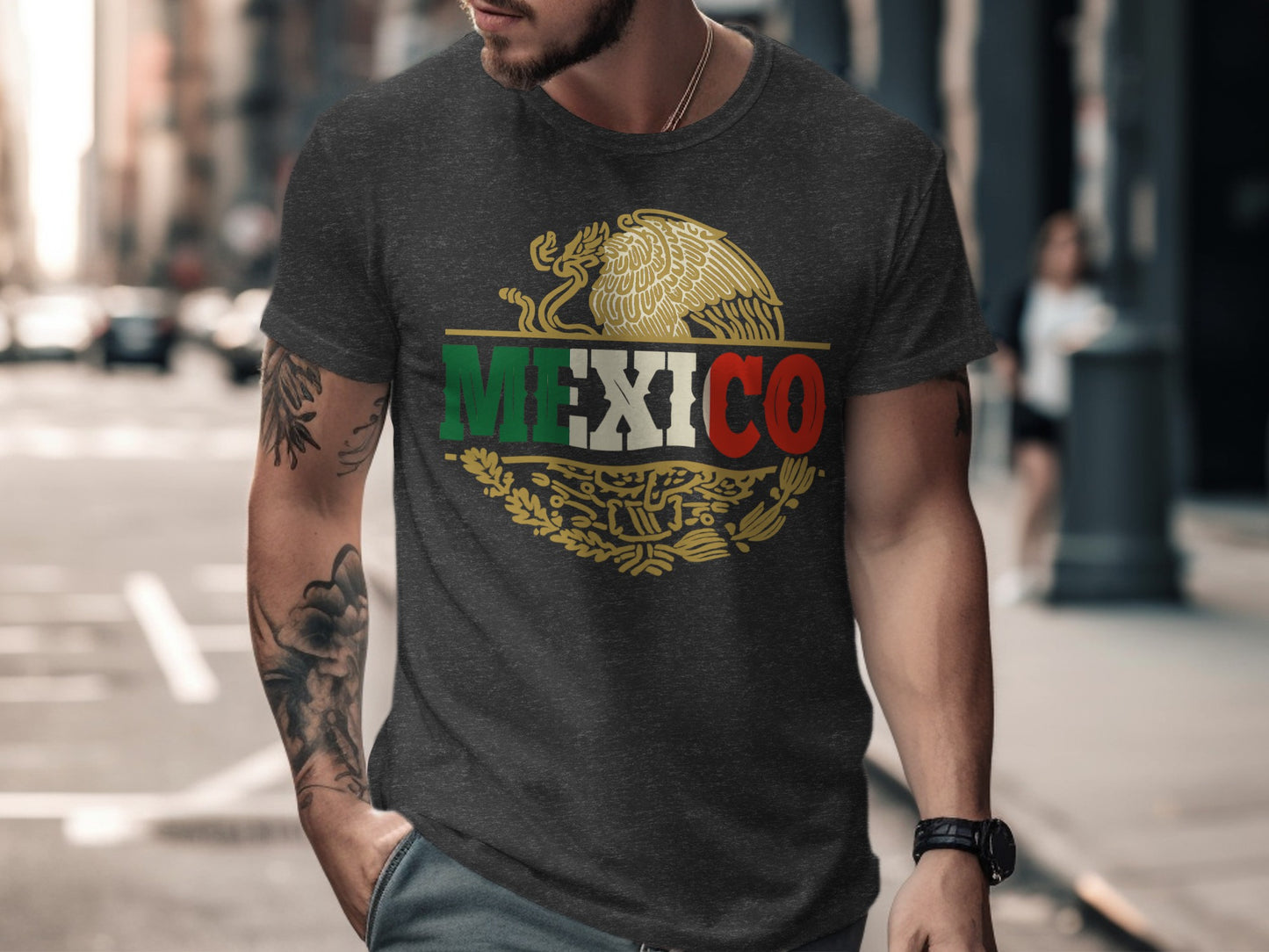Mexico Emblem Graphic Print T-Shirt product type