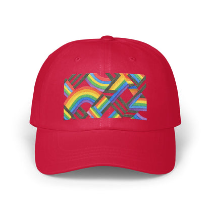 Vibrant Rainbow Patterned Cap Colorful Hat product