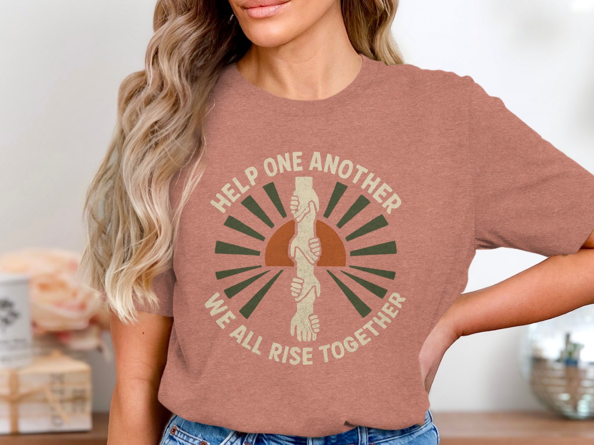 Help One Another We All Rise Together shirt product