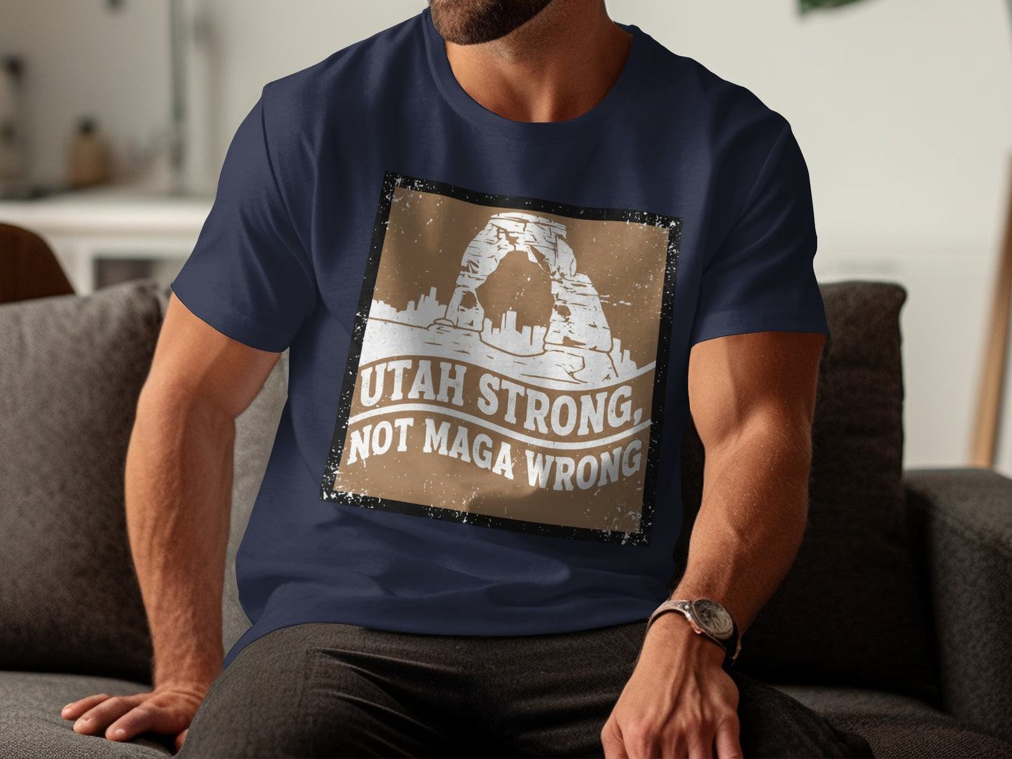 Utah Strong Not Maga Wrong statement shirt product