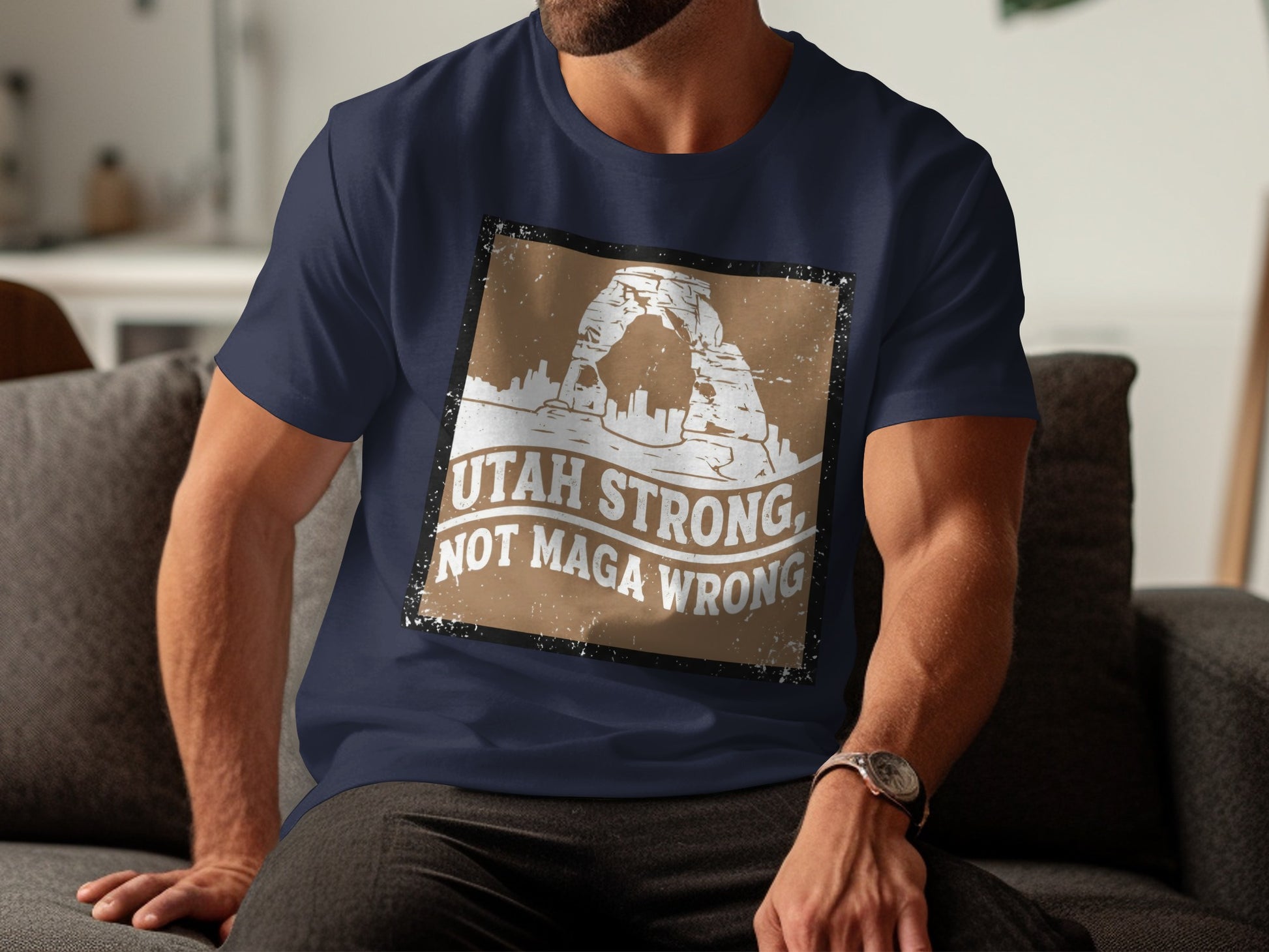 Utah Strong Not Maga Wrong statement shirt product