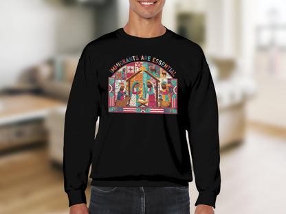 Immigrants Are Essential Festive Sweatshirt product