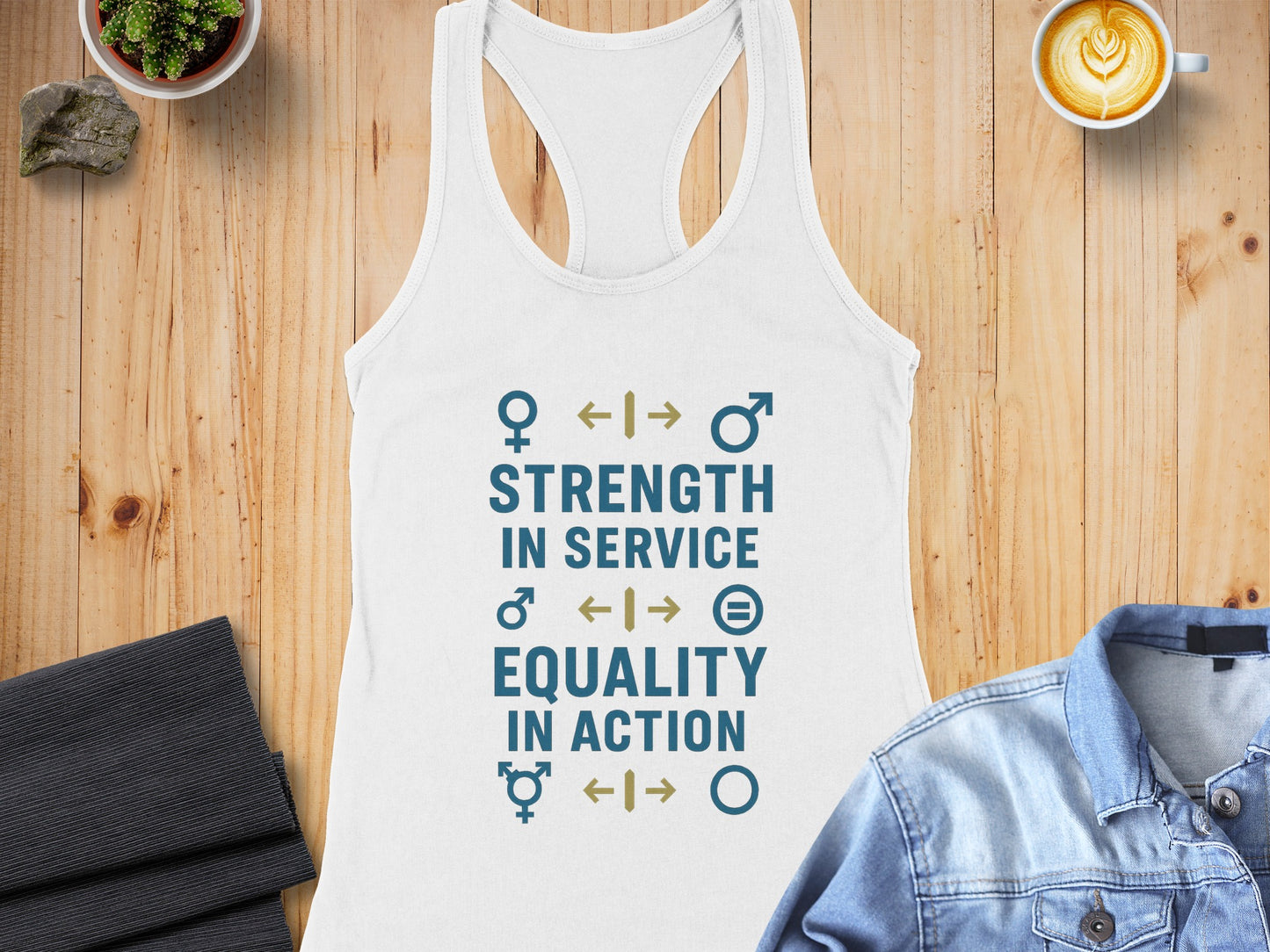 Strength in Service Equality in Action Tank Top