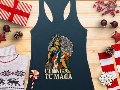 Vibrant Tank Top With Unique Design For Chinga Tu Maga