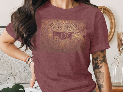 Unique Graphic Tee with Intricate Pattern T-shirt product