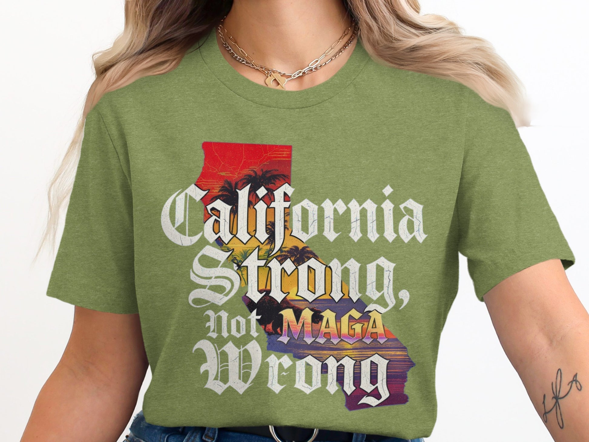 California Strong Not Wrong Graphic T-Shirt product