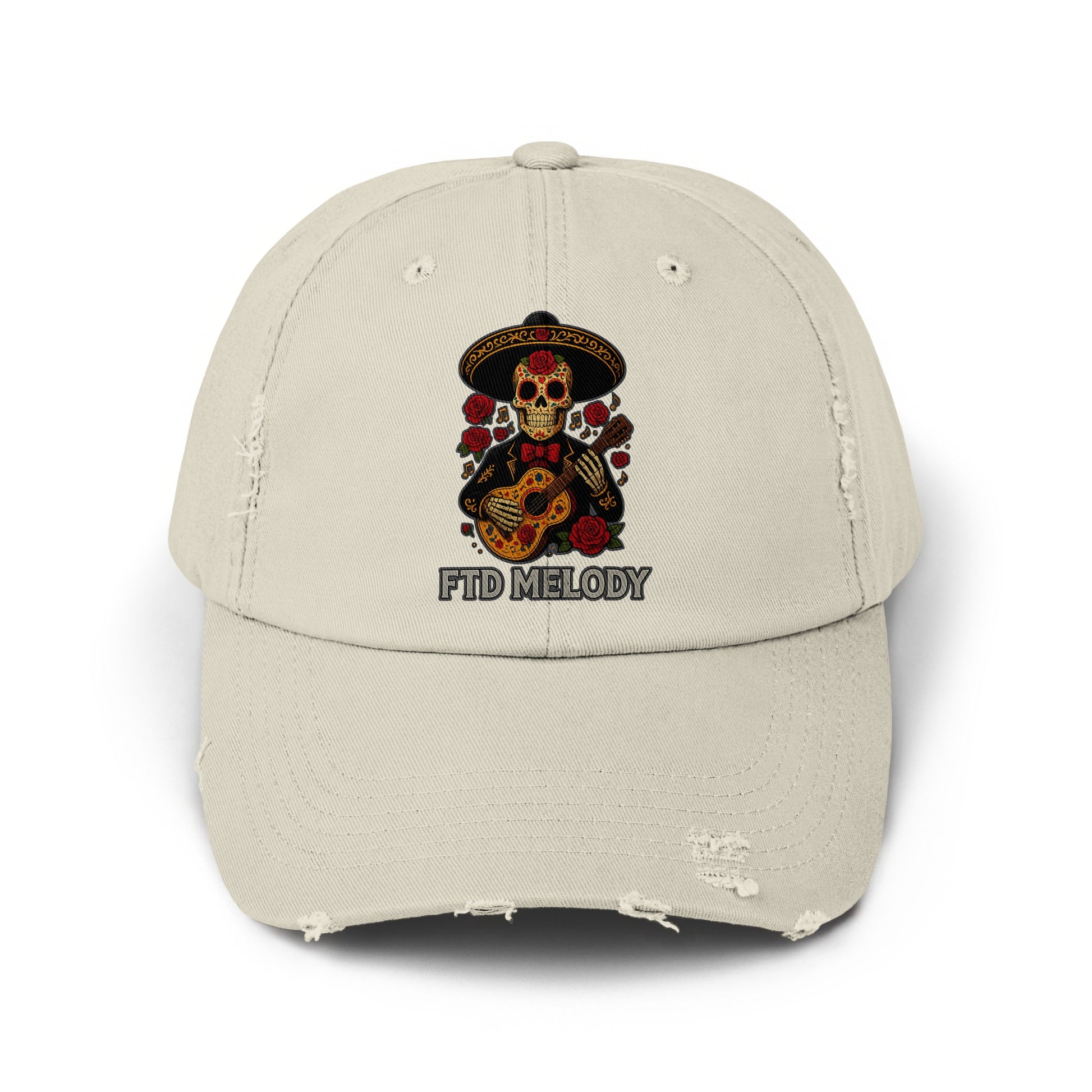 FTD Melody Skeleton with Guitar Embroidered Hat product